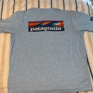 Patagonia Daily Tech T-Shirt blue | Size M